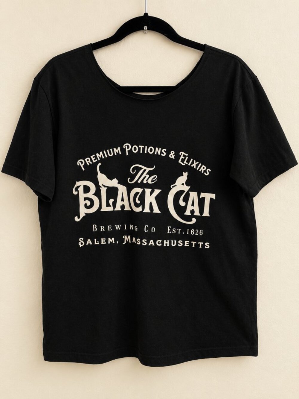 Black Cat Potions & Elixirs T-Shirt,